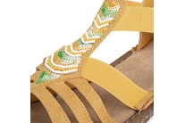 Dámske sandále Rieker 62808-68 žlté