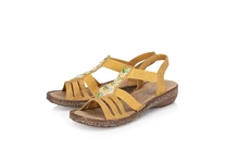 Dámske sandále Rieker 62808-68 žlté