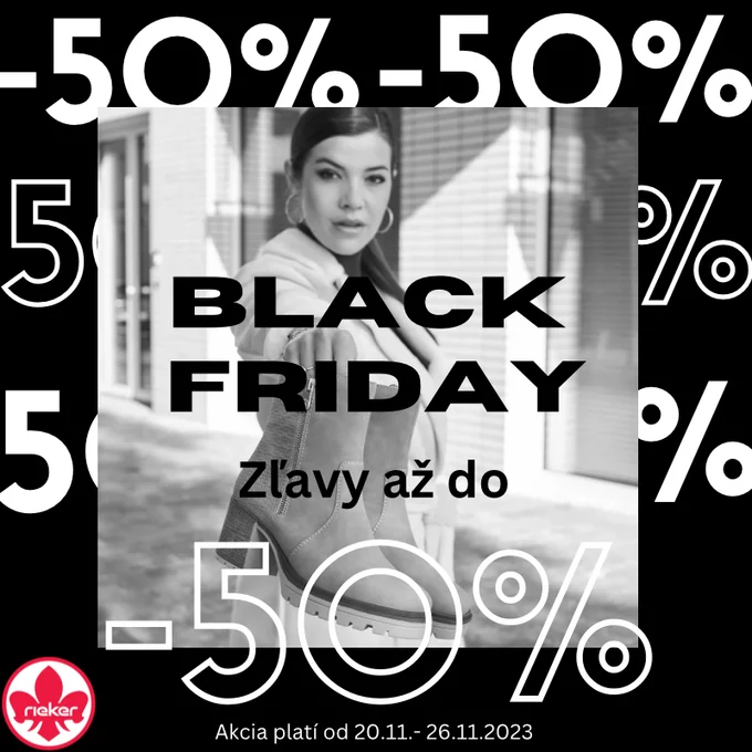 Black Friday výpredaj v obuvi Rieker: Nakupujte štýlovú zimnú obuv až s 50% zľavami!