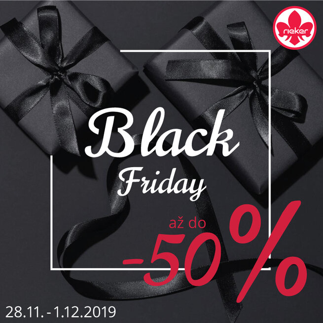 Black Friday zľavy obuv Rieker