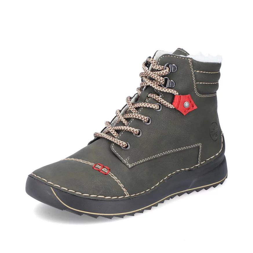 Členková obuv Rieker 51545-54 zelená