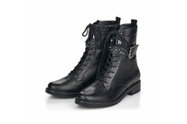 Členkové zimné topánky Rieker D8382-01 čierna