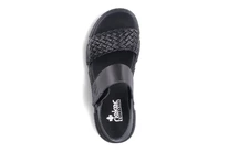 Dámkske sandále Rieker 68983-00 čierna