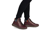 Dámska členková obuv Rieker N1305-35 bordová