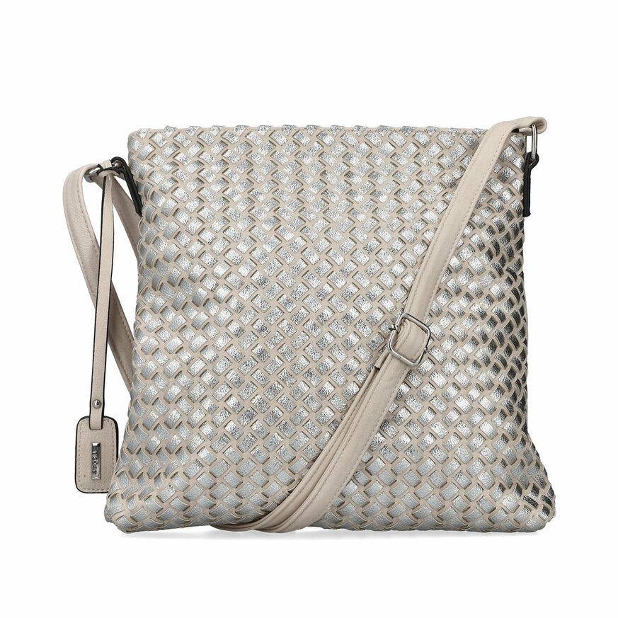 Dámska kabelka crossbody Rieker H1033-61 strieborná