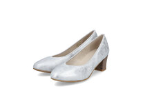 Dámske lodičky Rieker 44650-90 strieborná