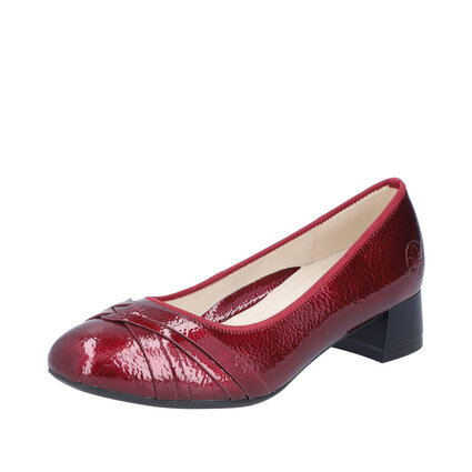 Dámske lodičky Rieker 45068-35 červená