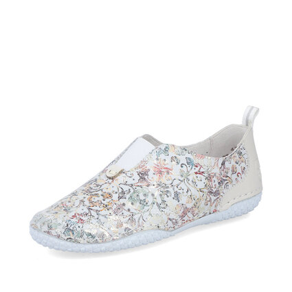 Dámske mokasíny Rieker 43663-90 biela