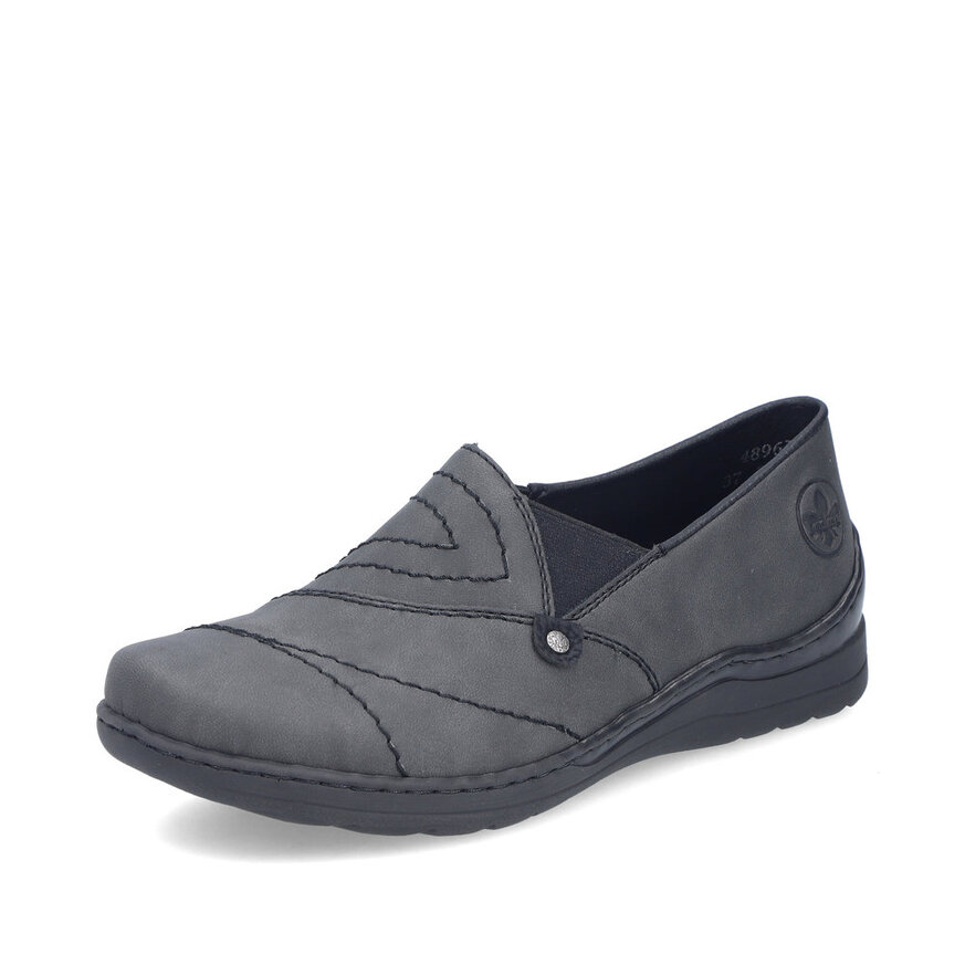 Dámske mokasíny Rieker 48961-45 šedá