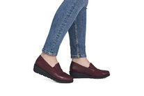 Dámske mokasíny Rieker L5356-35 bordová