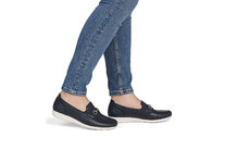 Dámske mokasíny Rieker L9355-14 modrá