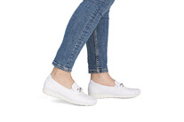 Dámske mokasíny Rieker L9355-80 biela