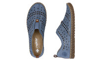 Dámske mokasíny Rieker M2852-12 modrá