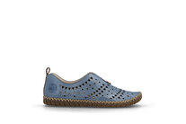 Dámske mokasíny Rieker M2852-12 modrá