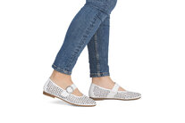 Dámske poltopánky Remonte D0K16-80 biela