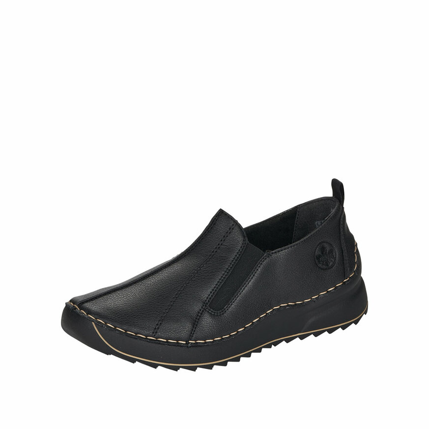 Dámske poltopánky Rieker 51593-00 čierna