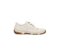 Dámske poltopánky Rieker 55920-80 biela káva