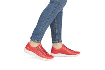 Dámske poltopánky Rieker D1E08-33 červená