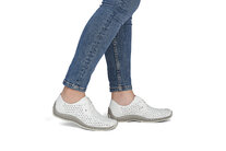 Dámske poltopánky Rieker L1722-80 biela