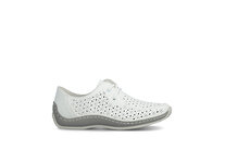 Dámske poltopánky Rieker L1722-80 biela