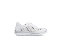 Dámske poltopánky Rieker L3217-80 biela