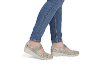 Dámske poltopánky Rieker L5359-90 béžová