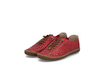 Dámske poltopánky Rieker M2856-33 červená