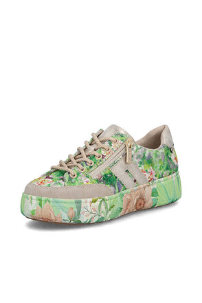 Dámske poltopánky Rieker M7711-91 zelená