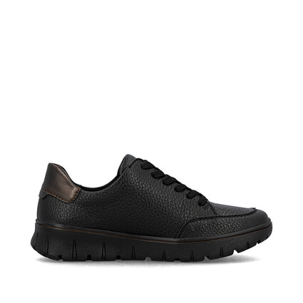 Dámske poltopánky Rieker N1301-00 čierna