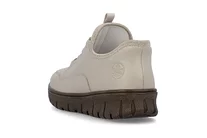 Dámske poltopánky Rieker N1357-60 biela káva