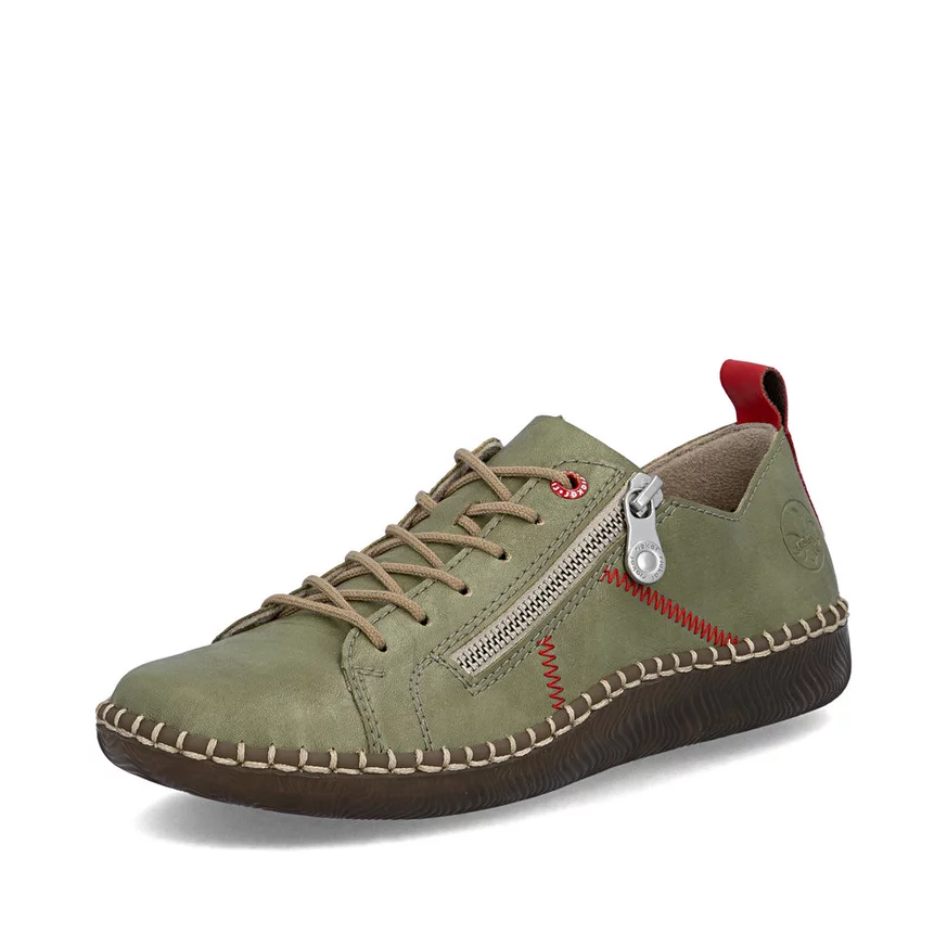 Dámske poltopánky Rieker N2401-54 zelená