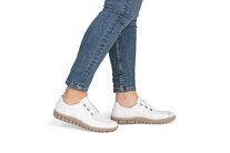 Dámske poltopánky Rieker N2402-80 biela