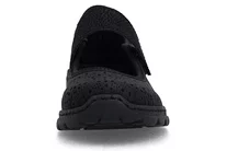 Dámske poltopánky Rieker N4299-00 čierna