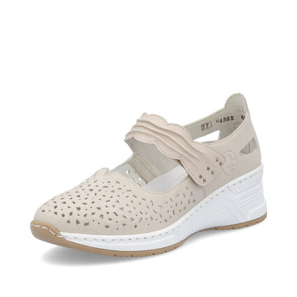 Dámske poltopánky Rieker N4382-60 béžová