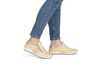 Dámske poltopánky Rieker R1432-69 žltá