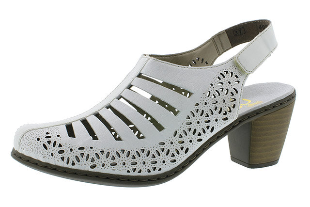 Dámske sandále Rieker 40959-80 biela
