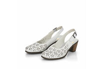 Dámske sandále Rieker 40981-80 biele