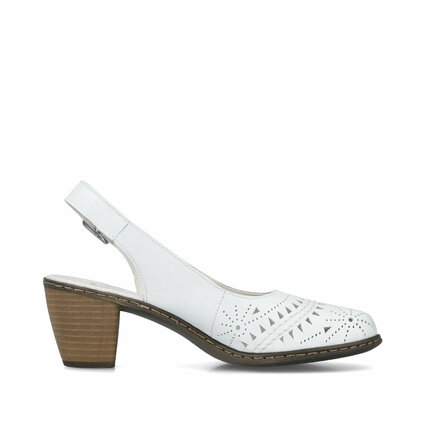 Dámske sandále Rieker 40983-80 biele