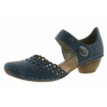 Dámske sandále Rieker 43753-12 modrá