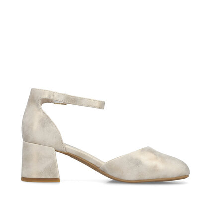 Dámske sandále Rieker 44762-91 zlatá