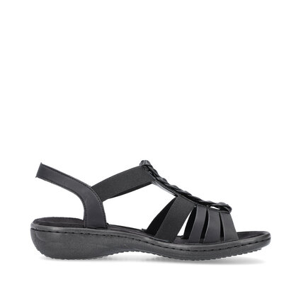 Dámske sandále Rieker 60809-00 čierna