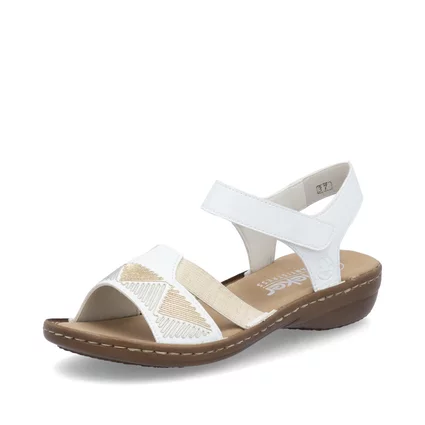 Dámske sandále Rieker 608C4-80 biele