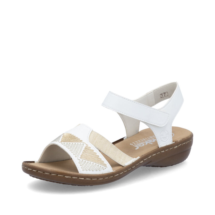 Dámske sandále Rieker 608C4-80 biele