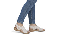 Dámske sandále Rieker 61851-60 biela káva