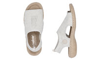 Dámske sandále Rieker 61851-60 biela káva