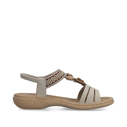 Dámske sandále Rieker 61855-62 béžová