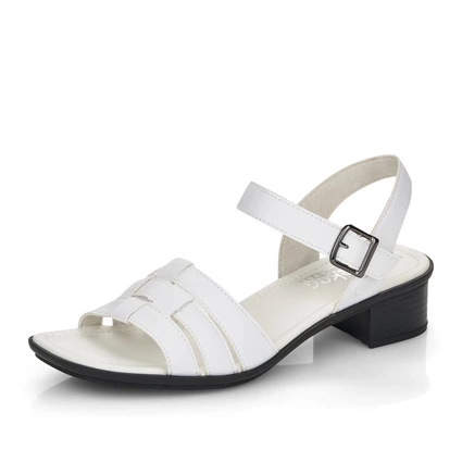 Dámske sandále Rieker 62676-80 biela