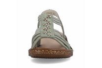 Dámske sandále Rieker 62855-52 zelené