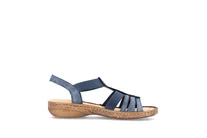 Dámske sandále Rieker 628G9-16 modré