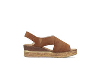 Dámske sandále Rieker 63782-24 hnedá